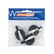 Badge Reel Retr Plastic Pk3 Bx10