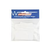 Card Name Badges 70x35mm Bx10
