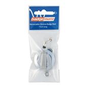 Round Chrome Badge Reel Bx10