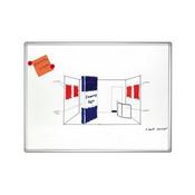 Whiteboard Pro enamel 120x90cm
