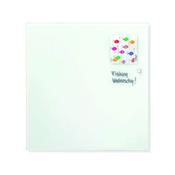 Franken Glassboard 120x120cm white