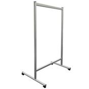 Mobile Partition Acrylic Glass Wall 120x180cm