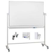 Mobile Rev Whiteboard Magnetic Steel 120x90cm