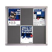 Glazed Case External Felt 6xA4 Gry