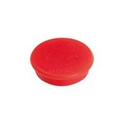 Magnet round 13 mm red Pk10