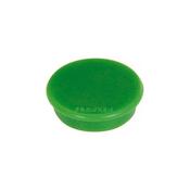 Magnet round 13mm green Pk10