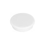 Magnet round 24 mm white Pk10