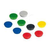 Magnet round 38mm Ast Pk10