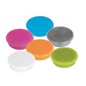 Magnet round 32mm Ast Bright Cols Pk10