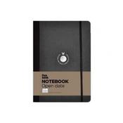 FlexBook 13x21 Ruled/Dated Blk Pk3