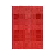 Circulo Notebook Red on Black A4, Lined