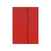 Circulo Notebook Red on Black A5, Lined