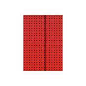 Circulo Notebook Red on Black A6, Lined