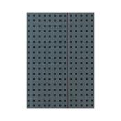 Quadro Notebook Grey on Black A4, Unlined