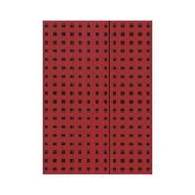 Quadro Notebook Red on Black A4, Unlined