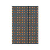 Quadro Notebook Grey on Orange B5, Lined