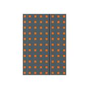 Quadro Notebook Grey on Orange B6, Lined