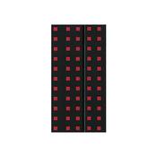 Quadro Notebook Black on Red B6.5, Lined
