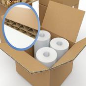 Corrugated Box Double Wall 125T/Bc/T 410x410x230mm (16x16x9) FSC Mix 70% Pk15