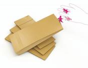 Brown Paper Carrier Bags Flat Handle Brown [Pack 250] image