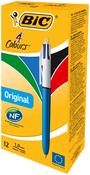 Bic 4 Colour Ballpen Original Medium Bx12