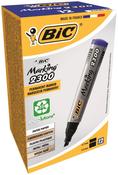 Bic 2300 Permanent Marker Chisel Blue Bx12