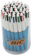 Bic 4 Colour Ballpen Med tub 36