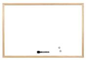 Whiteboard Magnetic Wooden Frame 40x30cm