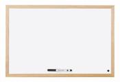 Whiteboard Magnetic Wooden Frame 60x40cm
