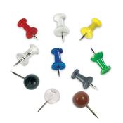 Bi-Office Push Pins Assorted Colours (Pack 200) - PI0324 image