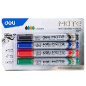 Deli Mate Whiteboard Marker Chisel Ast card 4