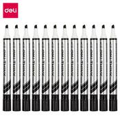 Deli Think Whiteboard Marker Ch Black Bx12