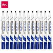 Deli Think Whiteboard Marker Chisel Blue Bx12