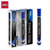 Deli Think Permanent Marker Chisel Blue Bx12