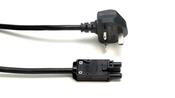Impulse 5M Mains Lead UK Plug to 3 Pole Connector