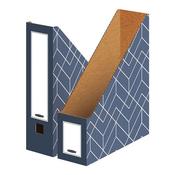 Bankers Box Decor Magazine File Blue Bx5
