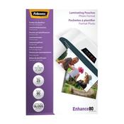 Fellowes Glossy 80 Micron Photo Laminating Pouch - 10x15cm Pk25