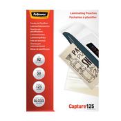 Fellowes A2 Glossy 125 Micron Laminating Pouch - Pk50
