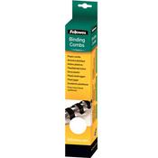 Fellowes 8mm Plastic Binding Combs - White Bx25