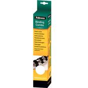 Fellowes 10mm Plastic Binding Combs - White Bx25