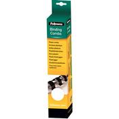 Fellowes 12mm Plastic Binding Combs - White Bx25