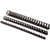 Fellowes 45mm Plastic Binding Combs - Black Bx50