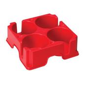 Muggi versatile mug and cup holder Red