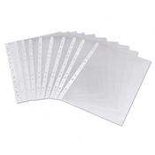 Pavo Plastic Pockets A4 Clear Wht Strip 60m Pk100