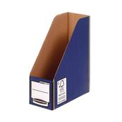 Bankers Box Premium Magazine File Blue Pk5
