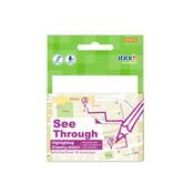 Stickn Adhesive notes 76x76mm Semi-Transparent White