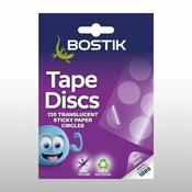 Bostik Tape Discs Clear 25mm 120s Pk12