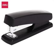 Deli 0425 Plastic Stapler half Strip Blk