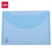 Aurora 5502 Button Wallet A4 120mic 2 cols Clear/Bu Pk10