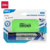 Deli EU101 Drywipe Eraser and Marker Set image